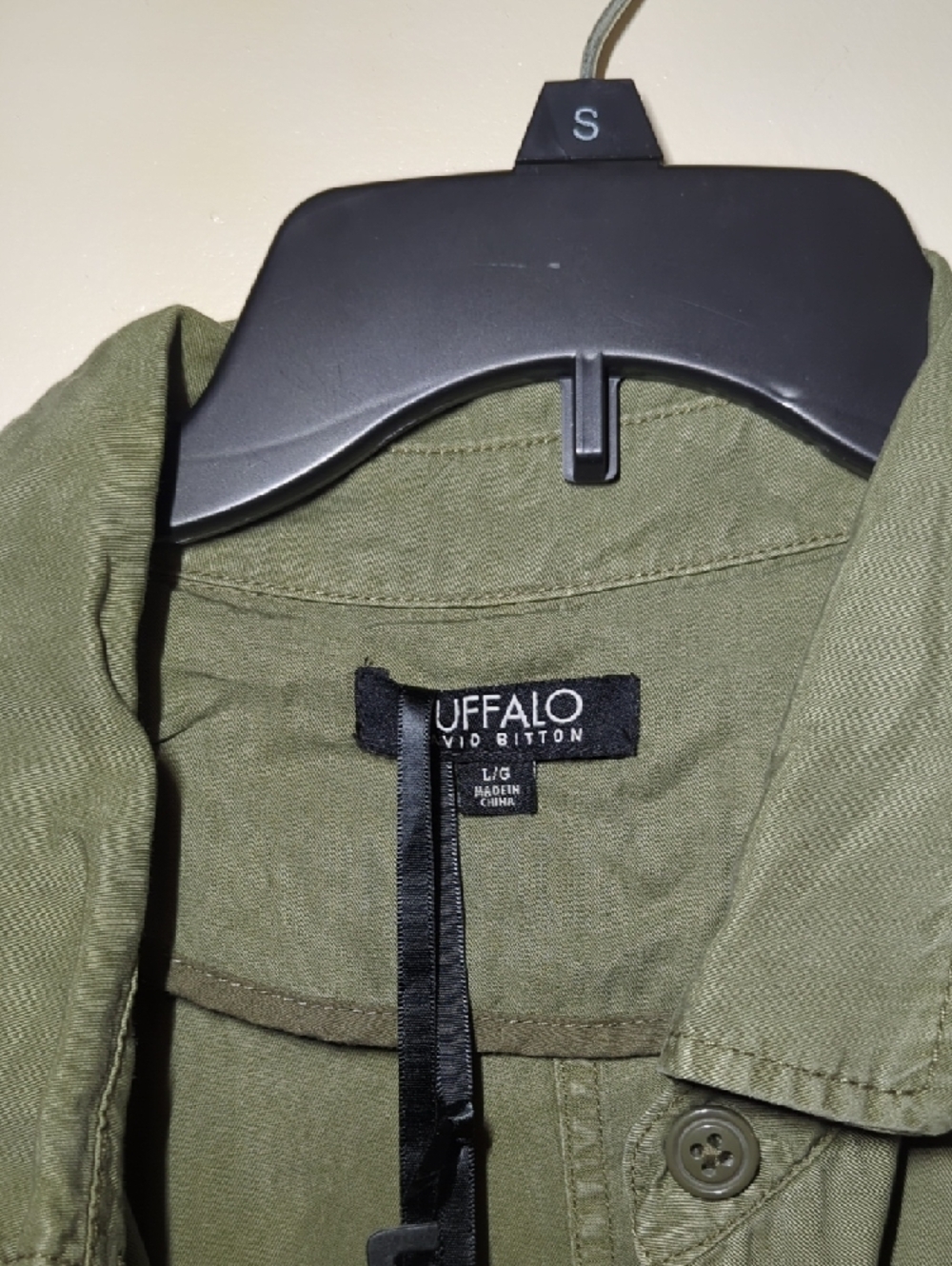 Buffalo David Bitton Olive Utility Vest - Picture 7 of 7